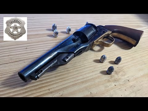 Loading and Shooting the Colt 1860 Army Revolver! Pietta 1860 Army Sheriff