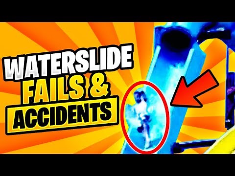 Water Slide Accidents (Insane) - Water Slide Fails Compilation
