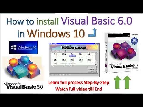 How to install visual basic 6.0 | Windows 10
