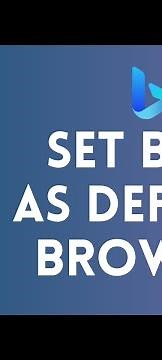 How to Set Bing as Default Browser (2024) | Bing AI Tutorial