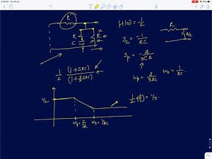 ES Lecture 20: Relation between frequency and time domain response of first order system