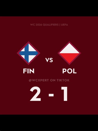 Finland Defeats Poland 2-1 in World Cup Qualifiers