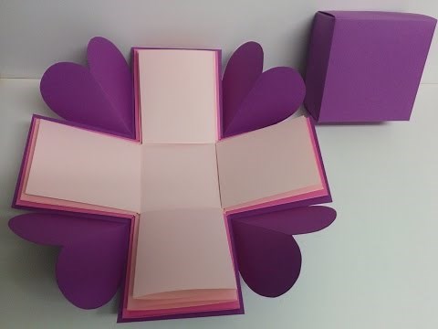 #diy Art and #craft #tutorial : #how to make basic explosion box / #explosionbox