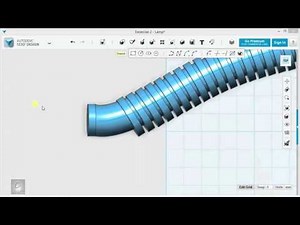 123D Design Tutorial Advanced Exercise 1 - Desk Lamp