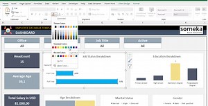 Employee Database Excel Template