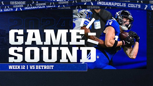 Game Sound: Colts vs. Lions