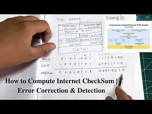 How to Compute Internet Checksum | Error Correction & Detection | Computer Networks