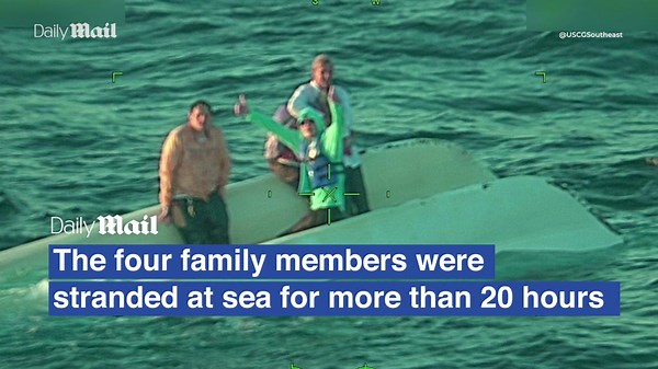 Four boaters rescued after their 24-foot vessel capsized west of Clearwater