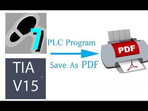 How to export PLC program as PDF and Print it in Siemens simatic manager and TIA portal