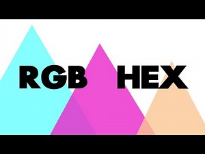 Understanding RGB & HEX Color Codes for CSS, Photoshop