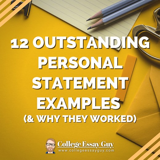 12 Outstanding Personal Statement Examples   Why They Work 2025/2026
