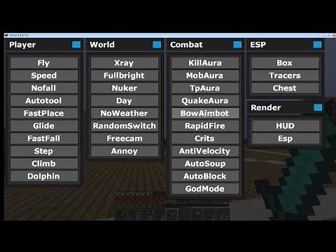 How to hack minecraft (MOD MENU)