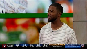 Welcome to the MLB Central Skybox, Dexter Fowler! 🤝 The 14-year MLB veteran joined us to dissect some of the milestone moments from his career, including his legendary leadoff home run in Game 7 of the World Series! | MLB Network