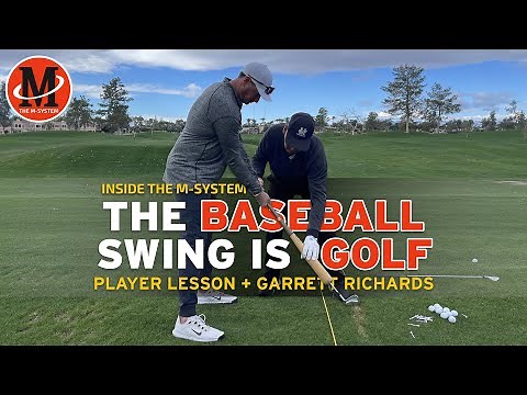 The Baseball Swing Is Golf | Mike Malaska & Garrett Richards