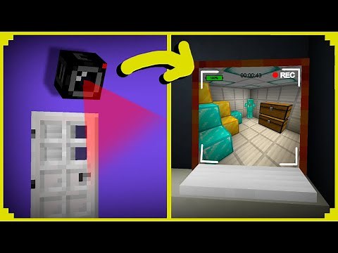 🦊How to Make a FUNCTIONAL SECURITY CAMERA in MINECRAFT