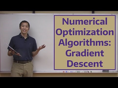 Numerical Optimization Algorithms: Gradient Descent