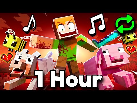 "Angry Alex" 🎵 1 HOUR - Minecraft Animation Music Video