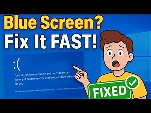 How to Fix Windows 10,11 Blue Screen in 2 Minutes! (Quick & Easy Guide)