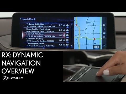 Lexus How-To: RX 350 Dynamic Navigation Overview | Lexus