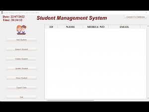 Student Management System with MySQL using Python | Part -3