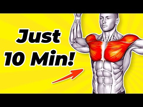 ➜ Demolish Man boobs ➜ 10 Minute Fat Melting Chest Workout!