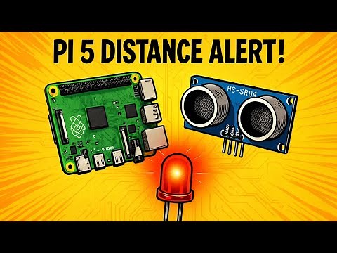 Raspberry pi ultrasonic sensor | raspberry pi 5 projects beginner friendly