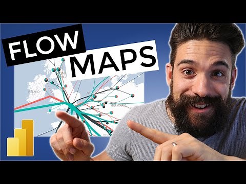 FLOW MAP in Power BI | Insightful Map Visualizations Made Simple