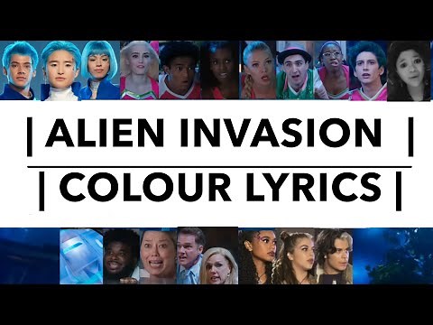 | Alien Invasion | Zombies 3 | Colour Lyrics |
