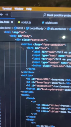 Preventing Page Reload on Button Click in HTML and JS