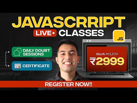 JavaScript Masterclass LIVE 🚀 Learn with Thapa Technical | Basics to Advanced in 5 Weeks