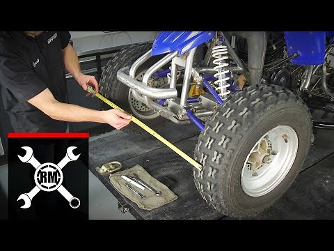 ATV Wheel Alignment - The Easy Way to Adjust the Toe & Align the Front End