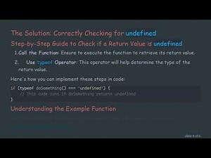 How to Determine if a Function's Return Value is undefined in JavaScript