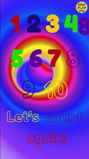 🔢 Learn Numbers 1 to 10 | 123 Counting Song for Toddlers & Kids | Kids Play City