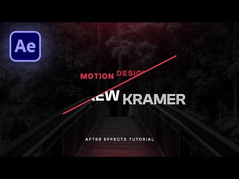 Create Minimal Text Title Animation in After Effects