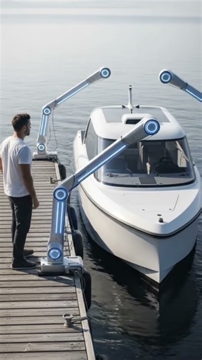 Autonomous Boat Docking System #MarineTech #SmartNavigation