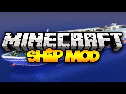 Minecraft: SHIP MOD! (Control HUGE Ships!) | Mod Showcase