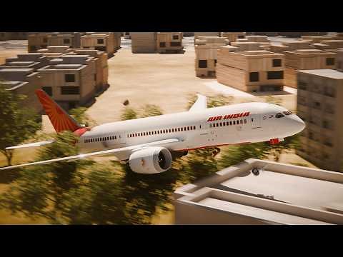 The Crash of Air India 171 | REAL TIME ANIMATION