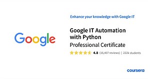 “This is a comprehensive course on Python that you can explore step-by-step. It is the best-structured Python course I have seen in a while. Thanks a lot to the instructor and the course content writer!” - Evea Z. | Coursera