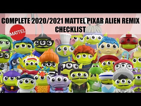 COMPLETE 2020/2021 Mattel Pixar Alien Remix CHECKLIST! Plus a hint at what's to come in 2022...