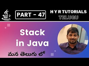 P47 - Stack in Java | Collections | Core Java | Java Programming |