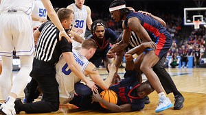 NCAA Tournament Refs Deserve Credit For Elite Fight Breakup Between BYU-Duquesne
