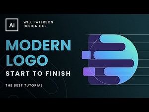 Modern Logo Design Tutorial - Start To Finish