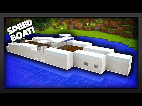 Minecraft - How To Make A Speed Boat