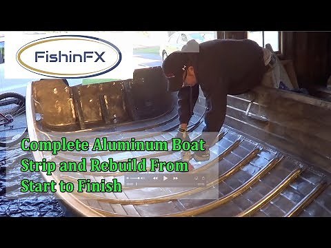 Complete Aluminum Mod V Fishing Boat Rebuild – 14' Mirrocraft – From Start to Finish