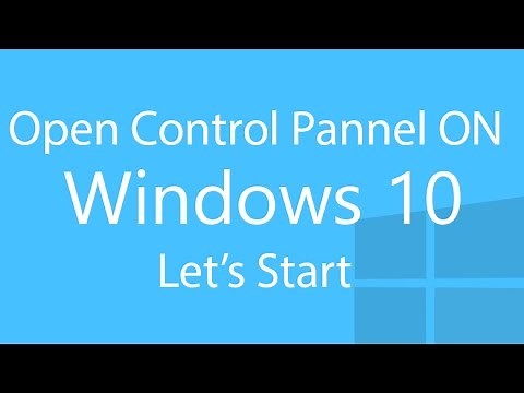How To Open Control Panel On Windows 10