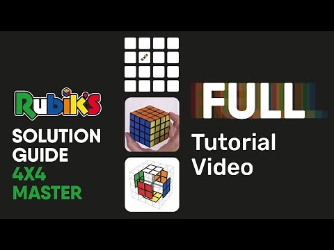Rubik's Master 4x4 Full Tutorial