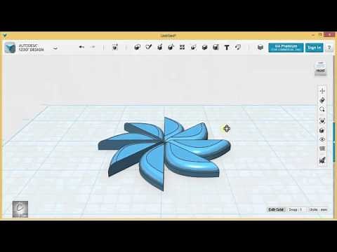 123D Design Tutorial - Advanced 2/3 - All About Patterns