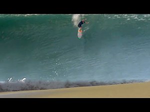 Surfers Attempt To Ride The Biggest Swell To Ever Hit This Beach (Raw Footage)