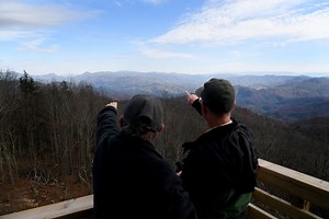 Historic Hot Springs fire lookout tower, piece of WNC history restored