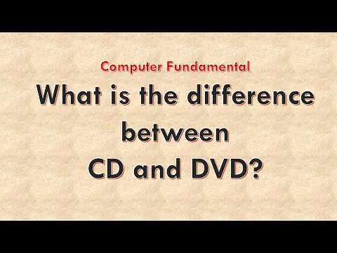 What is the difference between CD and DVD | DVD and CD | #youtubevideo #computerfundamentals